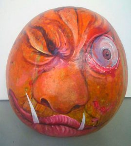 Imagen 5 Calabaza Halloween Pintada a Mano