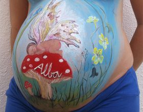 Belly Painting Eva