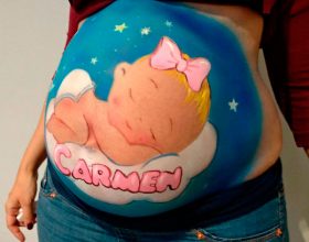 Belly Painting para Sara